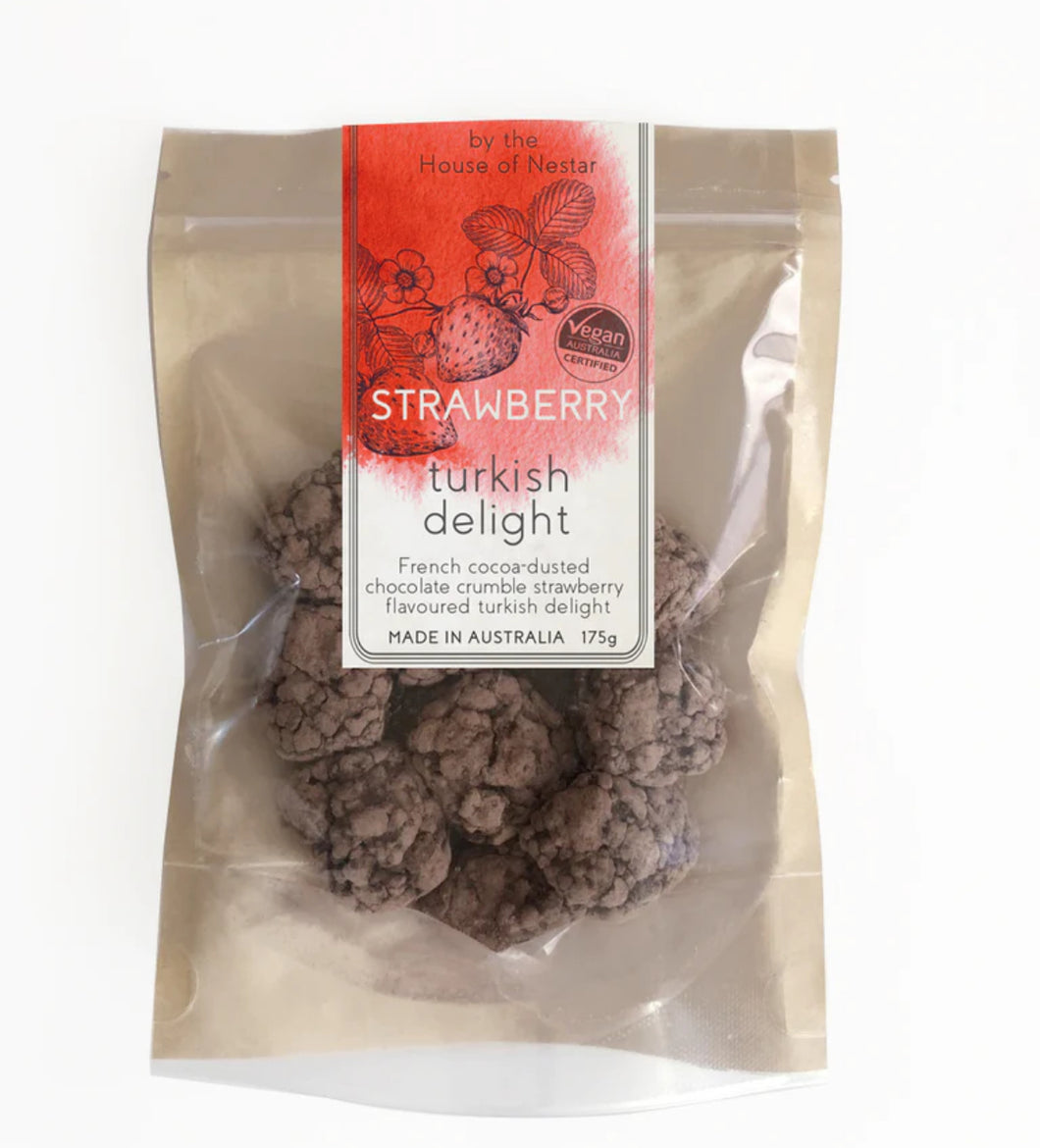 House of Nestar - Strawberry Crumble Turkish Delight 175g