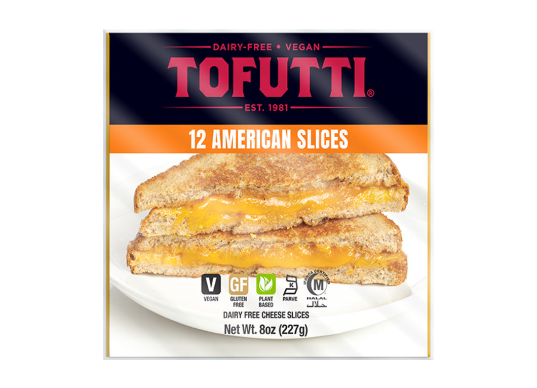 ** PRE-ORDER ARRIVING 24/01 ** Tofutti - American Style Cheese Slices 227g (COLD)