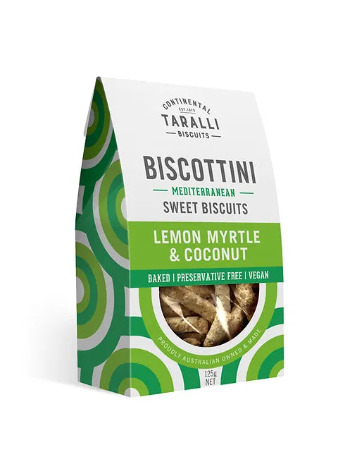 Biscottini - Sweet Lemon Myrtle & Coconut (125g)