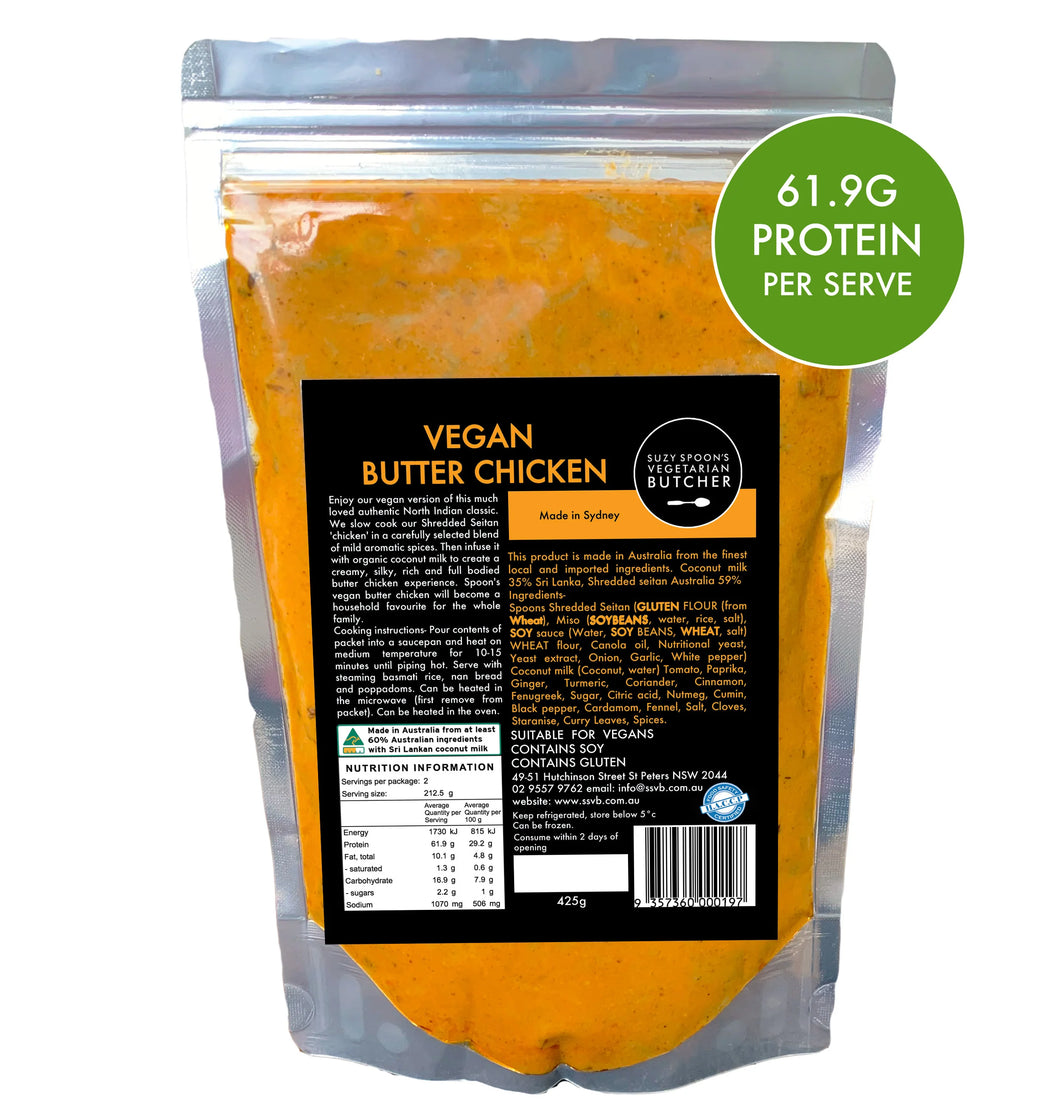 Suzy Spoons - Vegan Butter Chicken 425g (COLD)