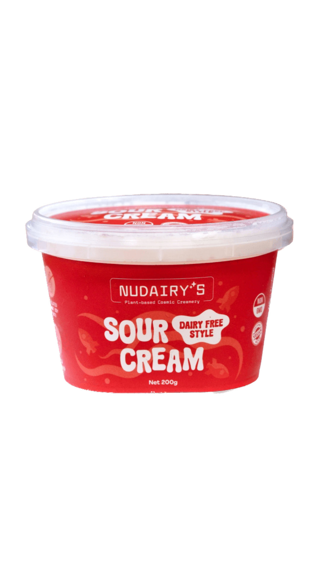 ** 15% OFF INTRODUCTORY OFFER ** Nudairy - Sour Cream 200g (COLD)