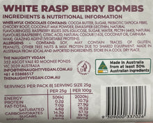 Load image into Gallery viewer, The Naughty Vegan - White Choc Berry Bombs 200g
