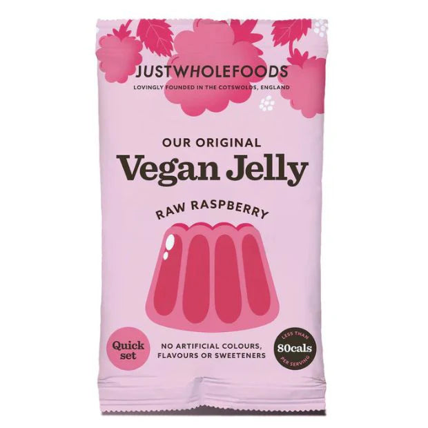 Just WholeFoods Jelly Crystals - Raspberry 85g