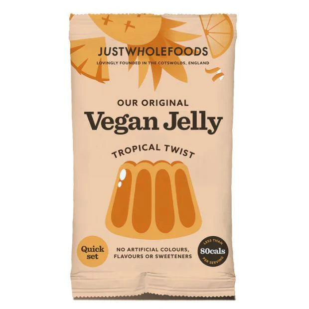 Just Wholefoods Jelly Crystals - Tropical 85g