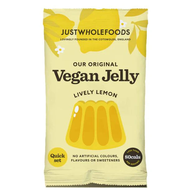 Just Wholefoods Jelly Crystals - Lemon 85g