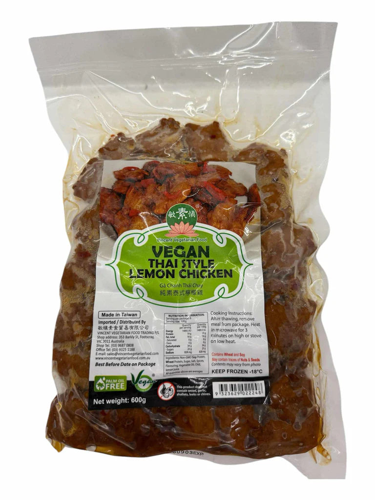 Vincent Vegeterian - Thai Style Lemon Chicken 600g (COLD)