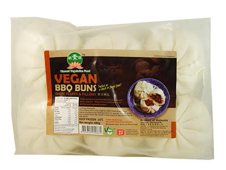 Vincent Vegeterian - BBQ Buns (6 pieces) 480g (COLD)