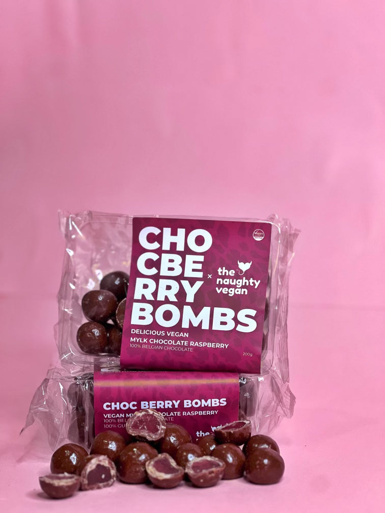 The Naughty Vegan - Choc Berry Bombs 200g