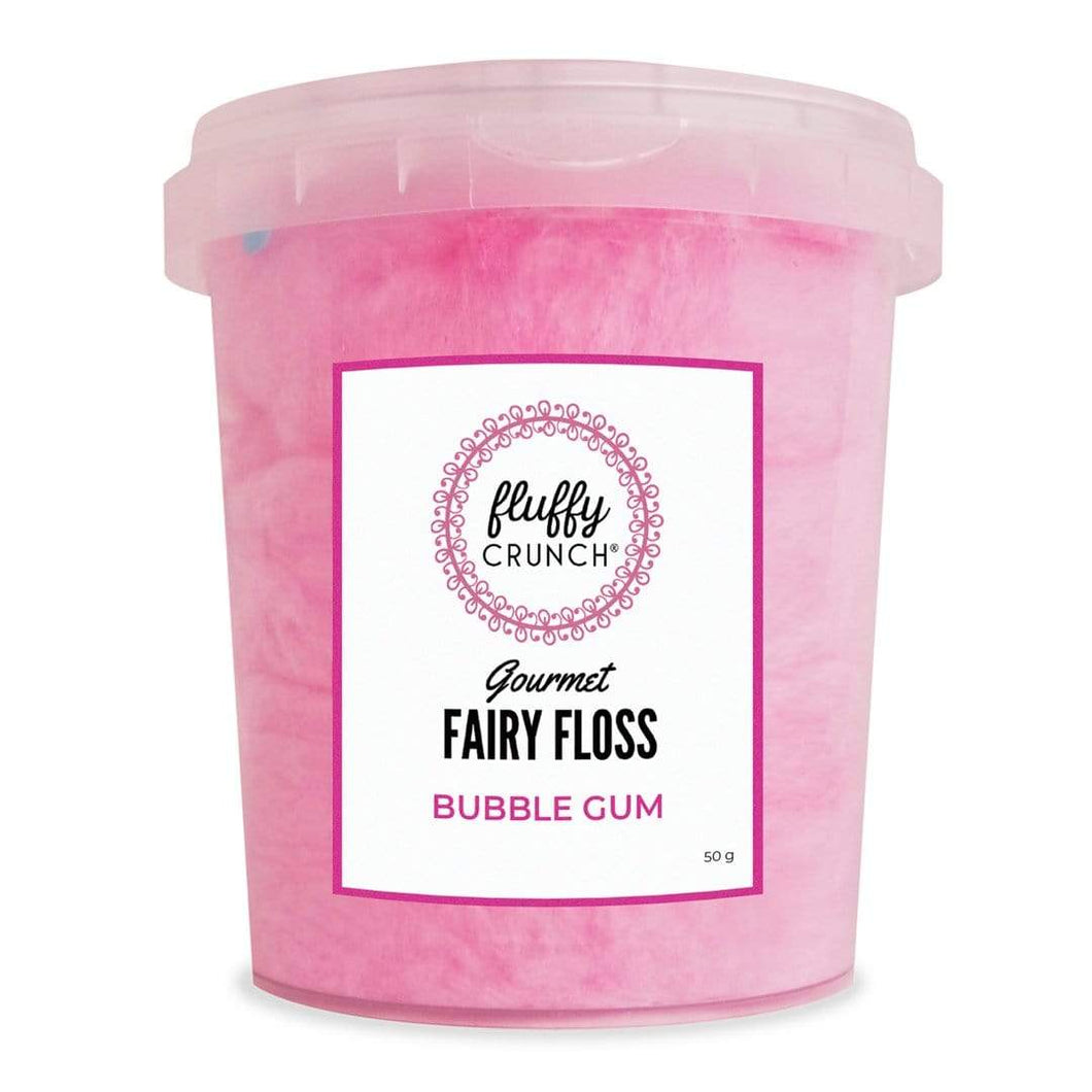 Fluffy Crunch Fairy Floss - Bubble Gum 50g