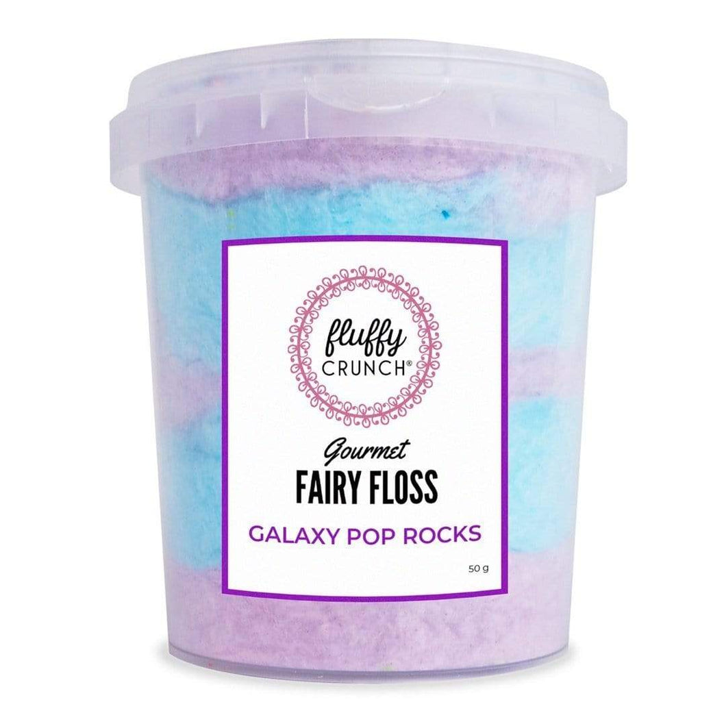 Fluffy Crunch Fairy Floss - Galaxy Pop Rocks 50g
