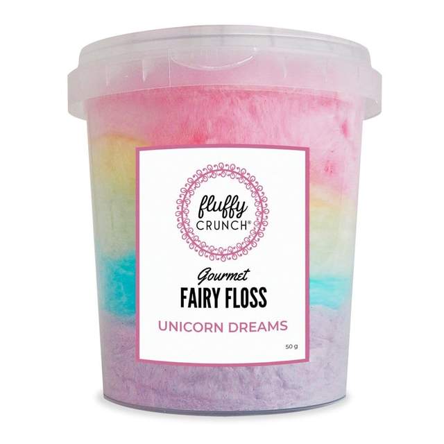 Fluffy Crunch Fairy Floss - Unicorn Dreams 50g
