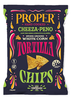 Proper Crisps - Cheeza-peno Tortilla Chips 170g