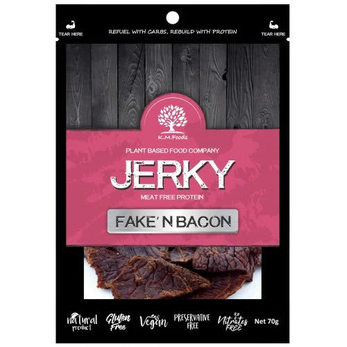 KM Foods - Jerky Fake’n Bacon 70g