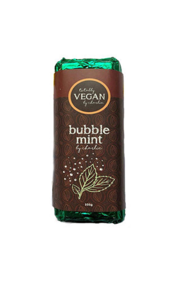 Totally Vegan By Charlie - Bubble Mint Chocolate Bar 105g