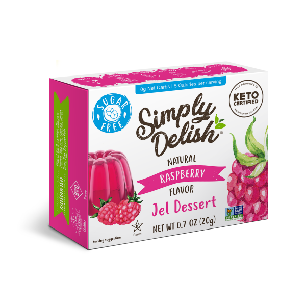 Simply Delish - Rasberry Flavour Jel dessert 20g