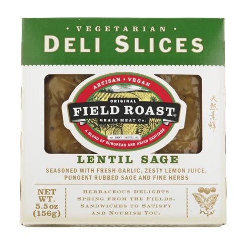 Field Roast - Lentil and Sage Deli Slices 156g (COLD)