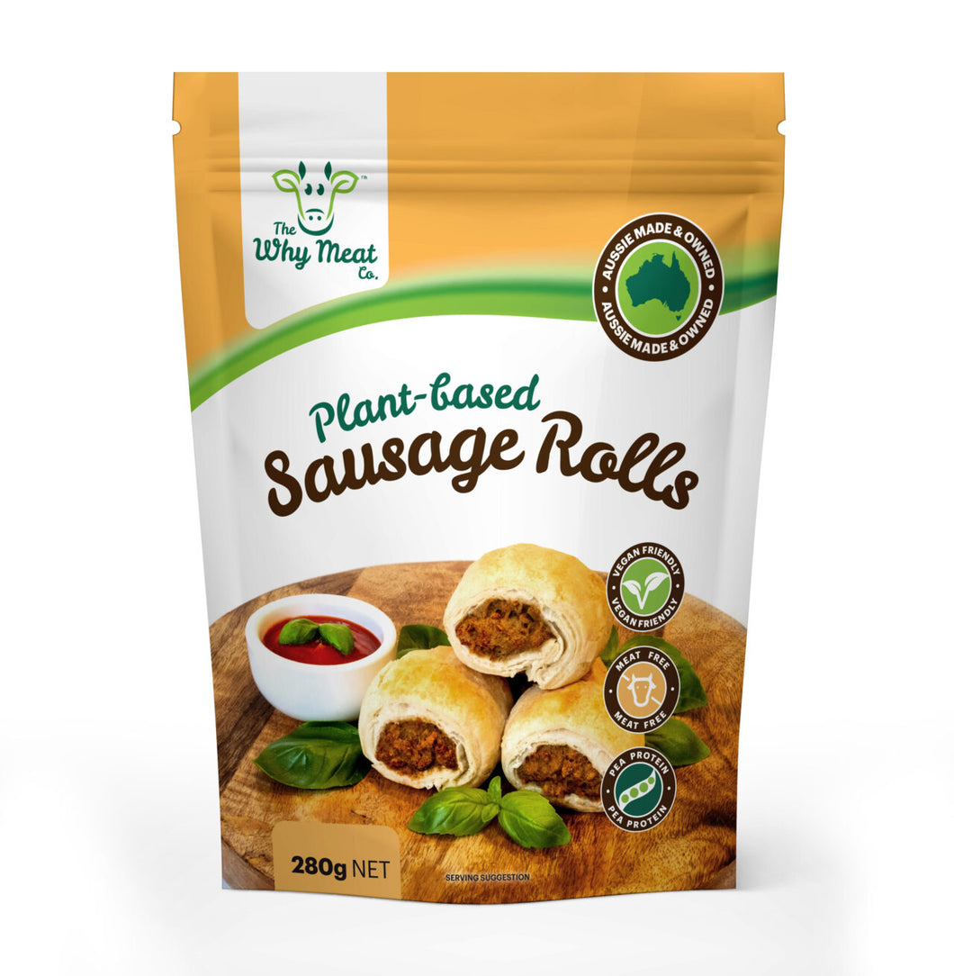 The Why Meat Co - Plant Based Sausage Rolls 280g (COLD)
