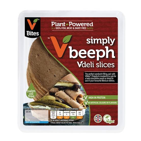 V Bites Cheatin’ - Beef Style Slices 100g (COLD)