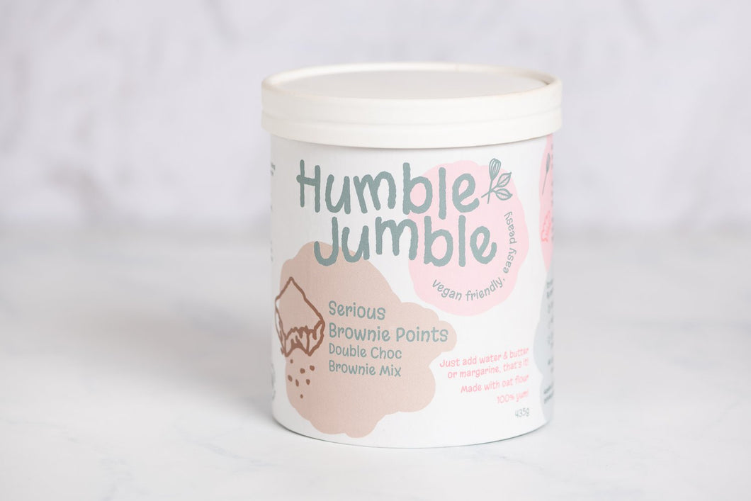 Humble Jumble - Serious Brownie Points Double Choc Brownie Mix 435g