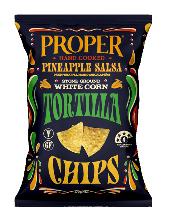 Proper Crisps - Pineapple Salsa Tortilla Chips 170g