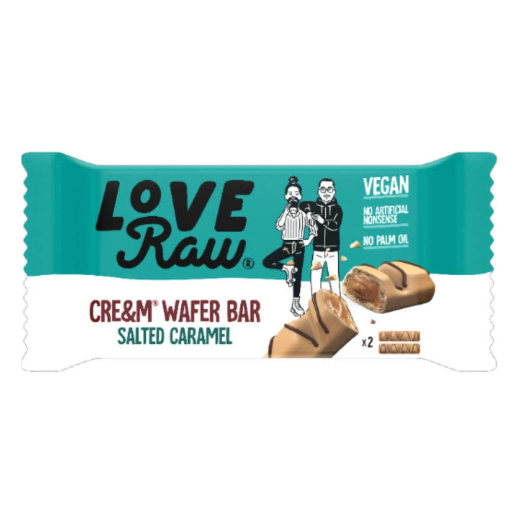 Love Raw - Salted Caramel Cream Wafer Bar 43g