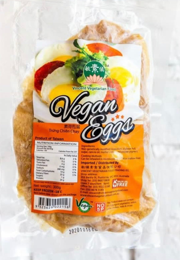 Vincent Vegeterian - Vegan Fried Eggs 300g (COLD)