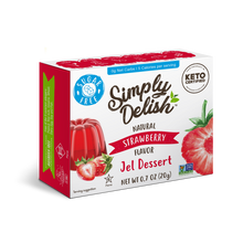 Load image into Gallery viewer, Simply Delish - Strawberry Flavour Jel Dessert 20g
