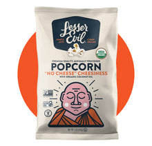 Load image into Gallery viewer, Lesser Evil - “No Cheese” Cheesiness Popcorn 142g
