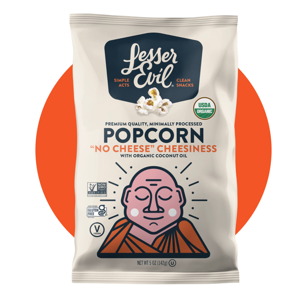 Lesser Evil - “No Cheese” Cheesiness Popcorn 142g