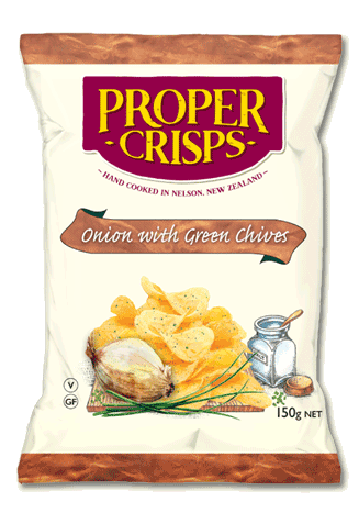 Proper Crisps - Onion with Green Chives 150g